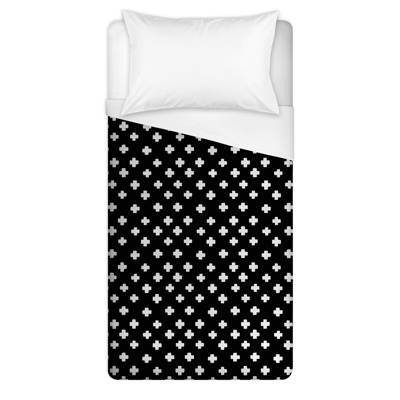 Latitude Run Principato Nutting Black Swiss Cross Pillow Sham Wayfair