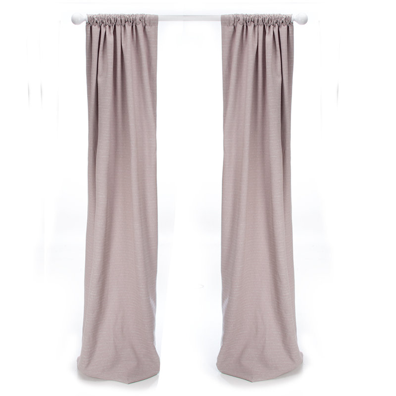 Harriet Bee Sterrett Solid Rod Pocket Curtains Drapes Wayfair