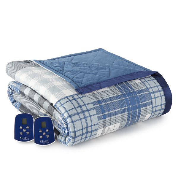 Karn Plaid Electric Heated Blanket by Darby Home Co