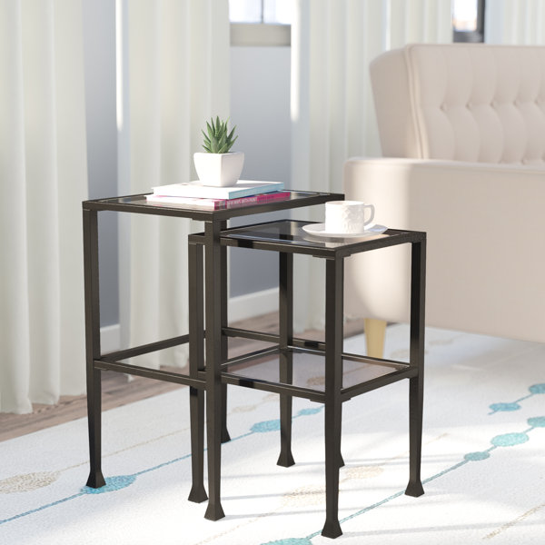 Zipcode Design Sabrina 2 Piece Nesting Tables Reviews Wayfair