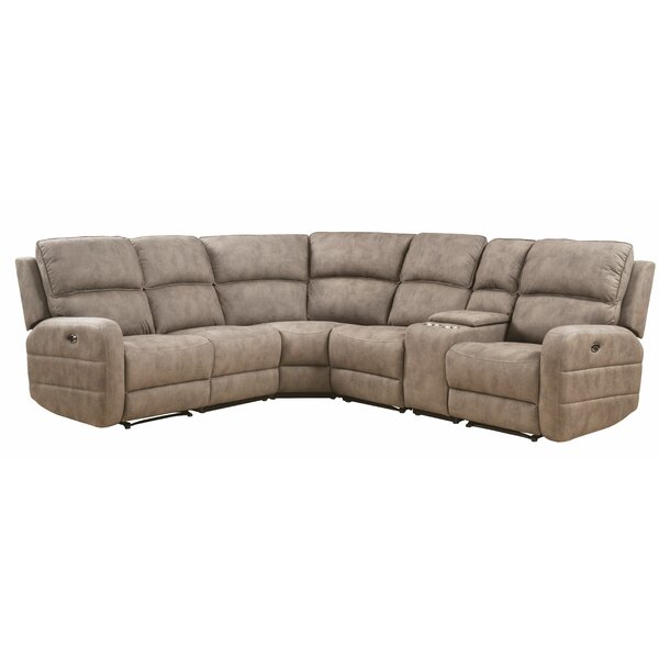Hickok Symmetrical Power Motion Symmetrical Reclining Sectional By Red Barrel Studio