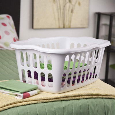 Rectangular Laundry Basket Set Sterilite