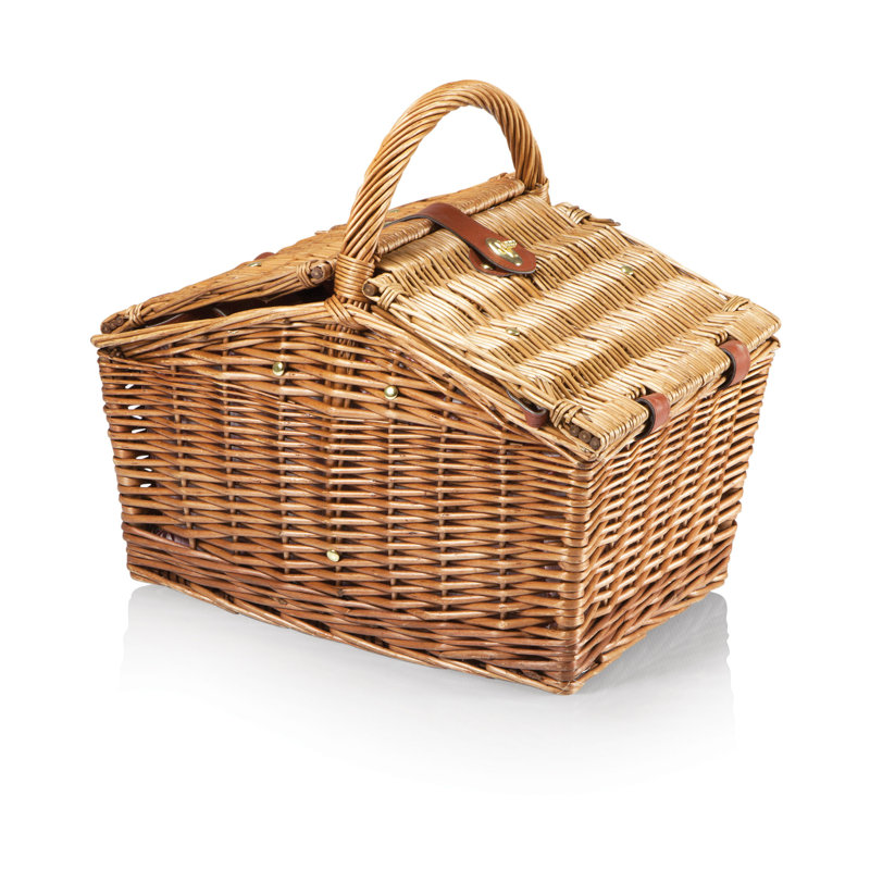 Picnic Time Piccadilly Picnic Basket Set & Reviews Wayfair