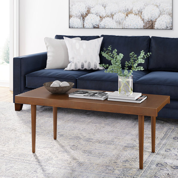 Wood Slat Coffee Table Wayfair