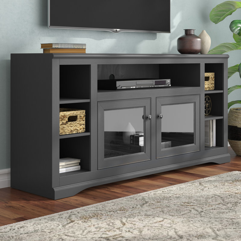 Red Barrel Studio Wentzel Solid Wood Tv Stand For Tvs Up To 75 Wentzel Solid Wood Tv Stand For Tvs Up