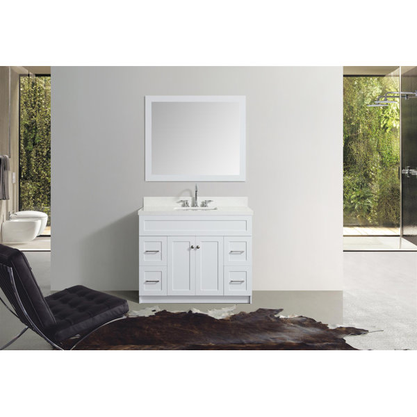 Truesdale 43 Single Bathroom Vanity With Mirror by Winston Porter