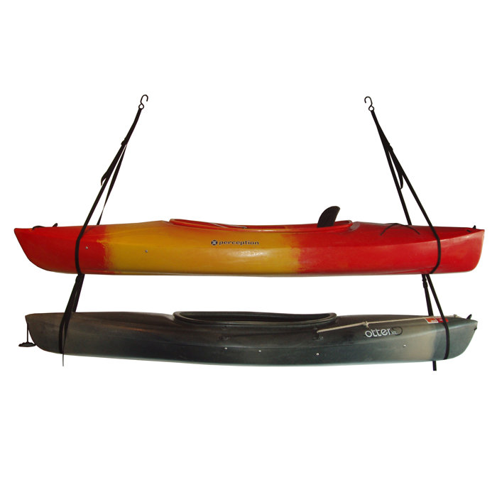 Annabella Hang 2 Deluxe Strap Storage System Ceiling Wall Mounted Kayak Rack