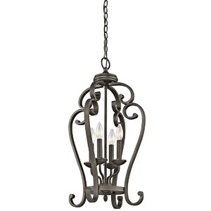 Greenwald Metal 4-Light Candle-Style Chandelier