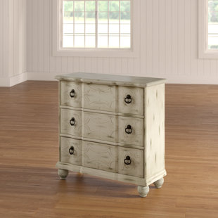 Review Hobert Scroll 3 Drawer Accent Chest by One Allium Way