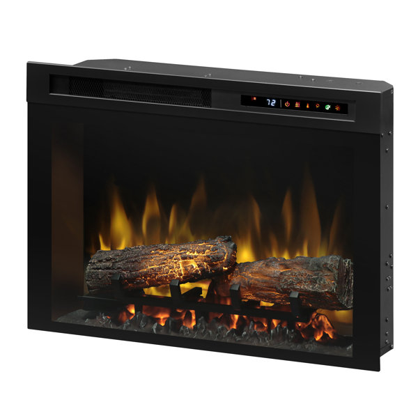 Firebox Landscape Front Mount Glass Media Electric Fireplace Insert by Dimplex