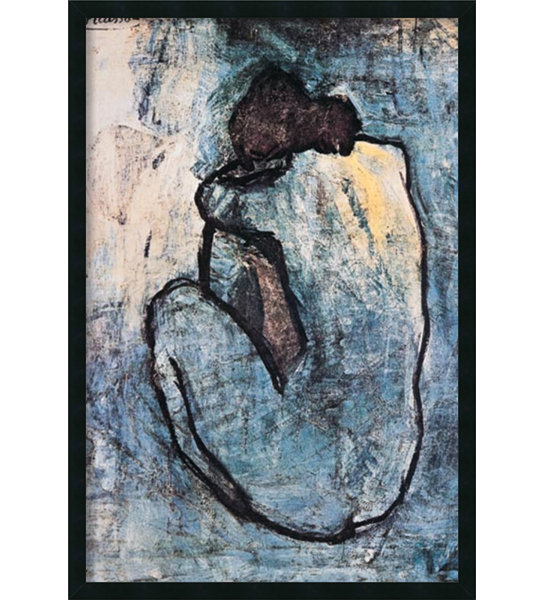 %27Blue+Nude%27+by+Pablo+Picasso+Framed+Painting+Print