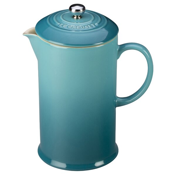 3.37 Cup Stoneware French Press Coffee Maker by Le Creuset