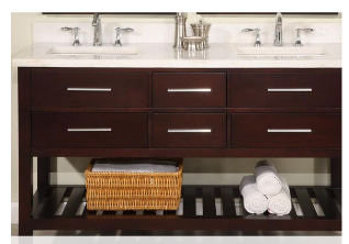 Priva 60 Double Bathroom Vanity by Empire Industries