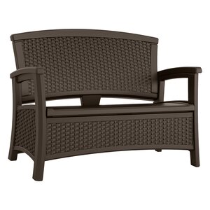 Elements Wicker Storage Bench