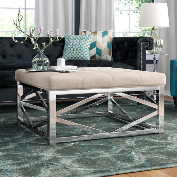 Gilham Tufted Ottoman By House Of Hampton