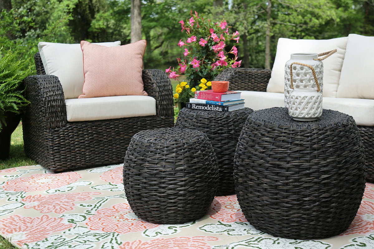 AE Outdoor Sanford 6 Piece Sunbrella Sofa Set with Cushions & Reviews