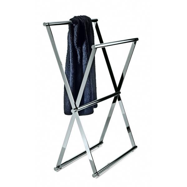 Cross2-0507200 Folding Double Free Standing Towel Rack