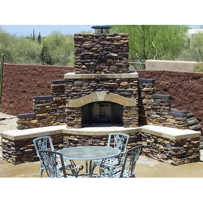 Extra Large Outdoor Fireplaces & Fire Pits You'll Love in ... Extra Large Outdoor Fireplaces & Fire Pits You'll Love in ... on Quillen Steel Wood Burning Outdoor Fireplace id=26308