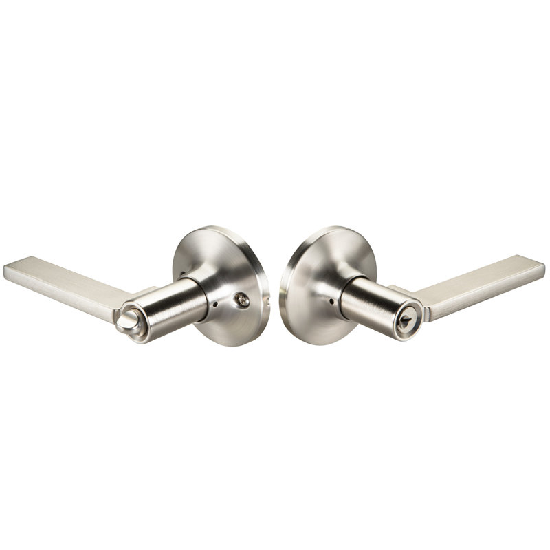Yale Edge Entry Lock With Seabrook Lever And Round Rose With