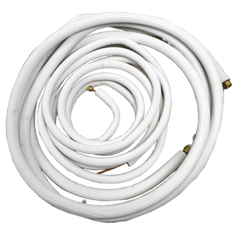 3/8" & 5/8" 25' Long Insulated Copper Line 2 Piece Set for 36000BTU Mini Split