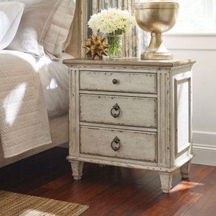 White Marble Top Nightstand Wayfair Southbury 3 Drawer Nightstand