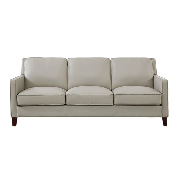 Dieman Leather Sofa By Latitude Run