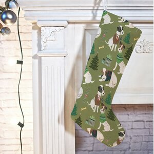 Christmas Canine Jack Russell Stocking