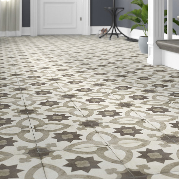 Itona Tile Encausto Hand Made Encaustic Look 8x8 Cool Blend Deco Itona Tile Encausto Hand Made Encaustic Look 8x8 Cool Blend Deco In Sole Reviews Wayfair