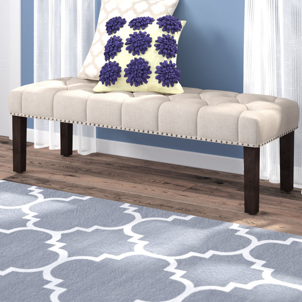 Almaraz Upholstered Bench by Three Posts