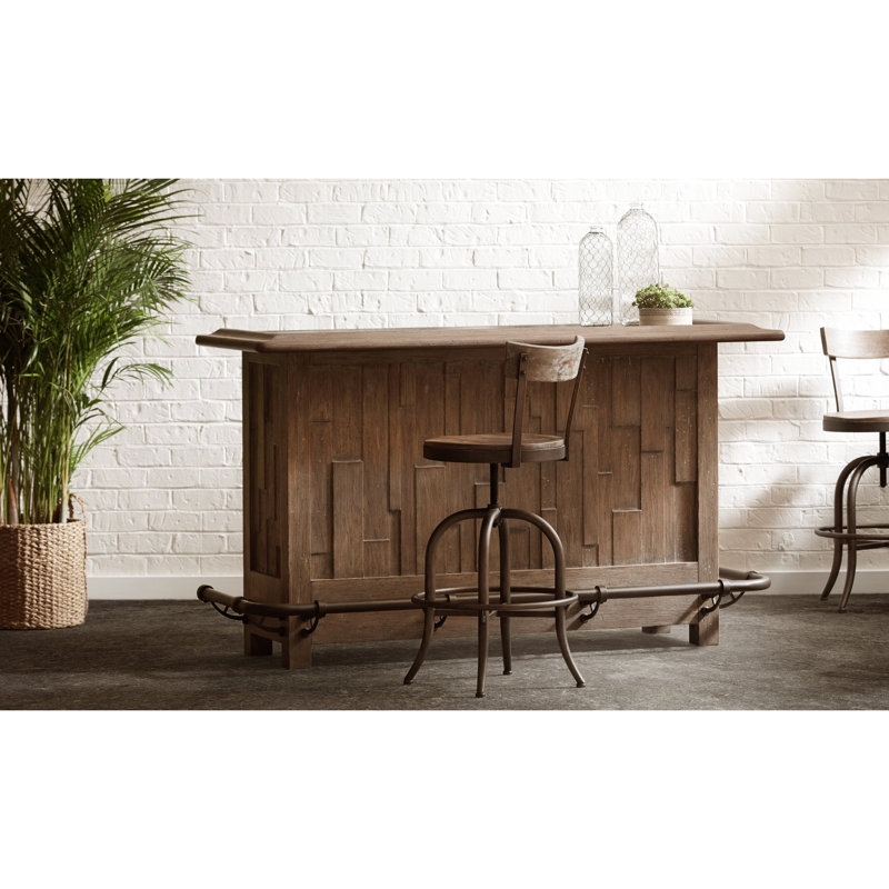 17 Stories Ryleigh Rustic Plank Bar Set With Wine Storage Wayfair 17 Stories Ryleigh Rustic Plank Bar Set