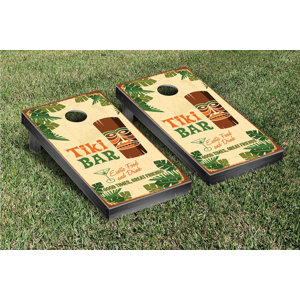 Tiki Bar Cornhole Game Set