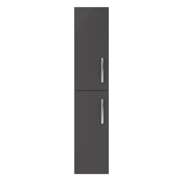 Belfry Bathroom 30 X 143 Cm Hochschrank Mit Wandbefestigung Stefanie Wayfair De