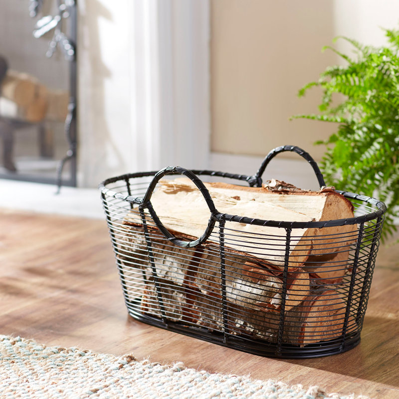 Birch Lane™ Derby Wrought Iron Basket & Reviews Wayfair