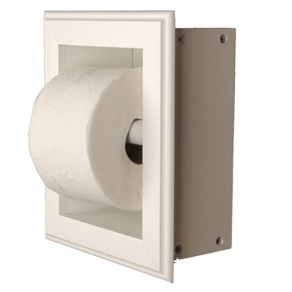 WG Wood Products Recessed Toilet Paper Holder & Reviews ...