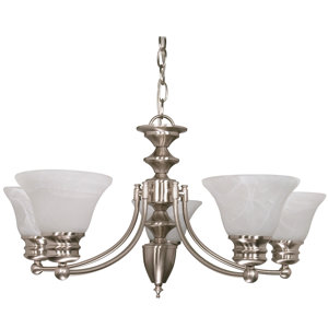 Poneto 6-Light Shaded Chandelier