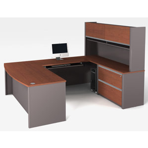 u-shape office suites you'll love | wayfair u-shape office suites you'll love | wayfair
