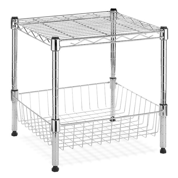 Supreme Stack Shelf with Basket by Whitmor, Inc