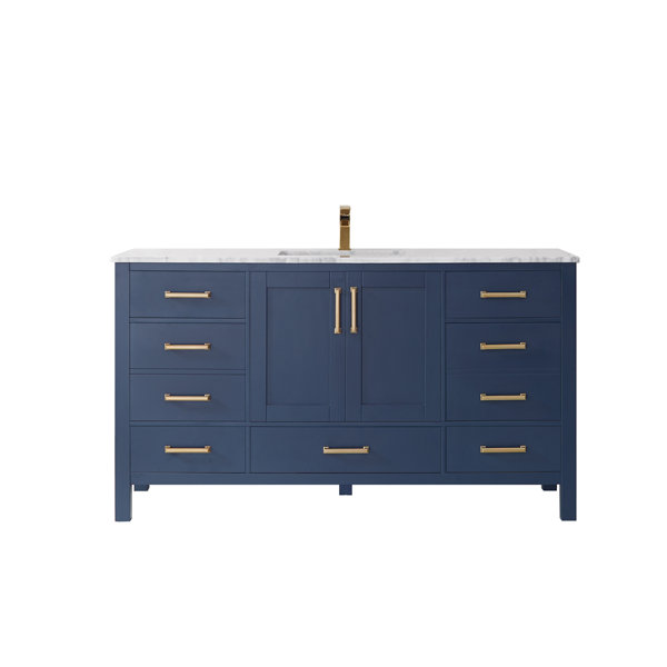 Everly Quinn Ryland 60 Single Bathroom Vanity Set Reviews Wayfair
