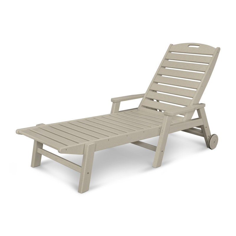 Polywood Nautical Reclining Chaise Lounge Reviews Wayfair Nautical Reclining Chaise Lounge