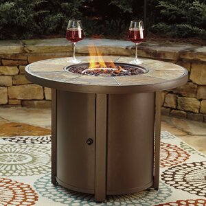 Thelma Aluminum Propane Fire Pit Table