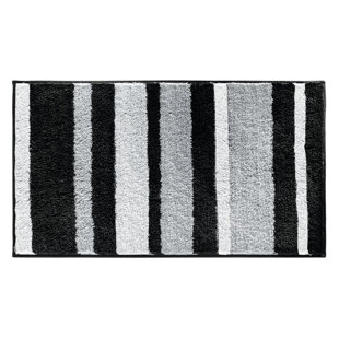 Black Bath Rugs Mats You Ll Love Wayfair Quickview