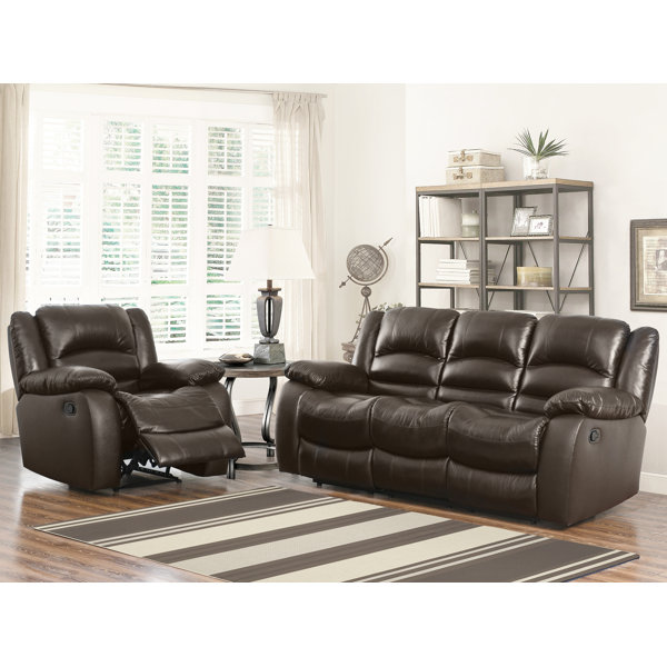 Jorgensen Reclining 2 Piece Leather Reclining Living Room Set By Darby Home Co New Design