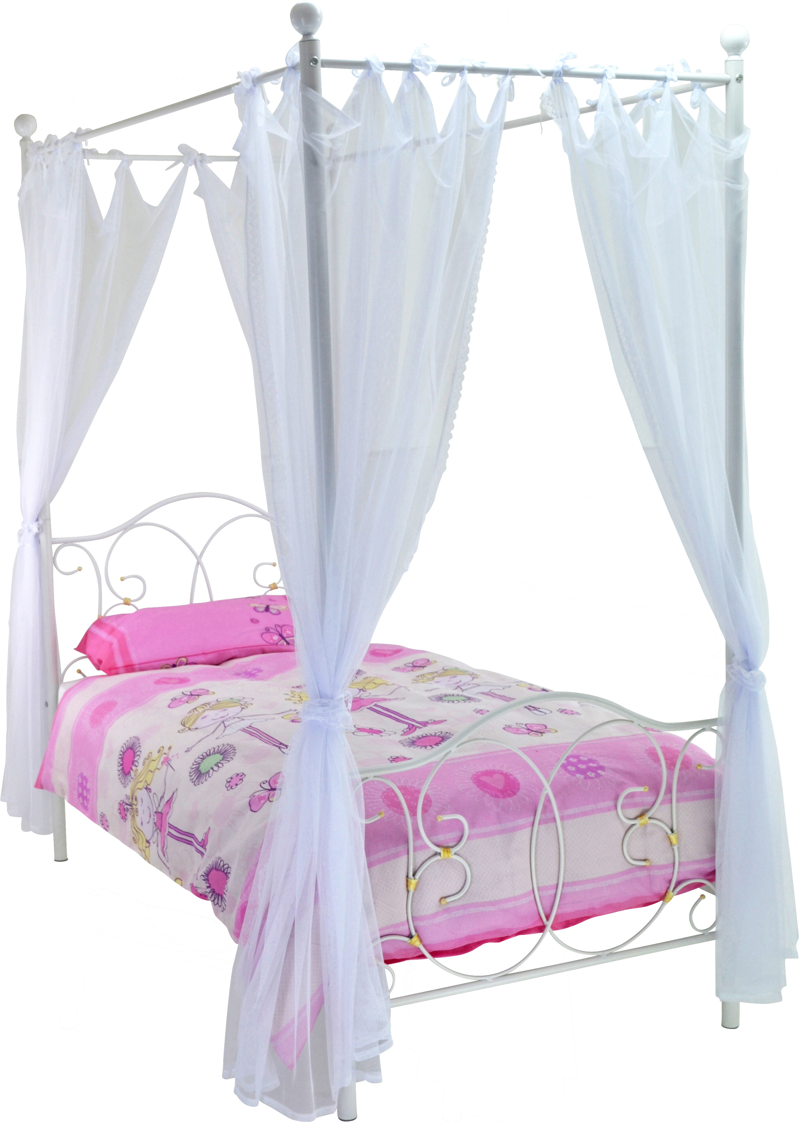 girls four poster bed