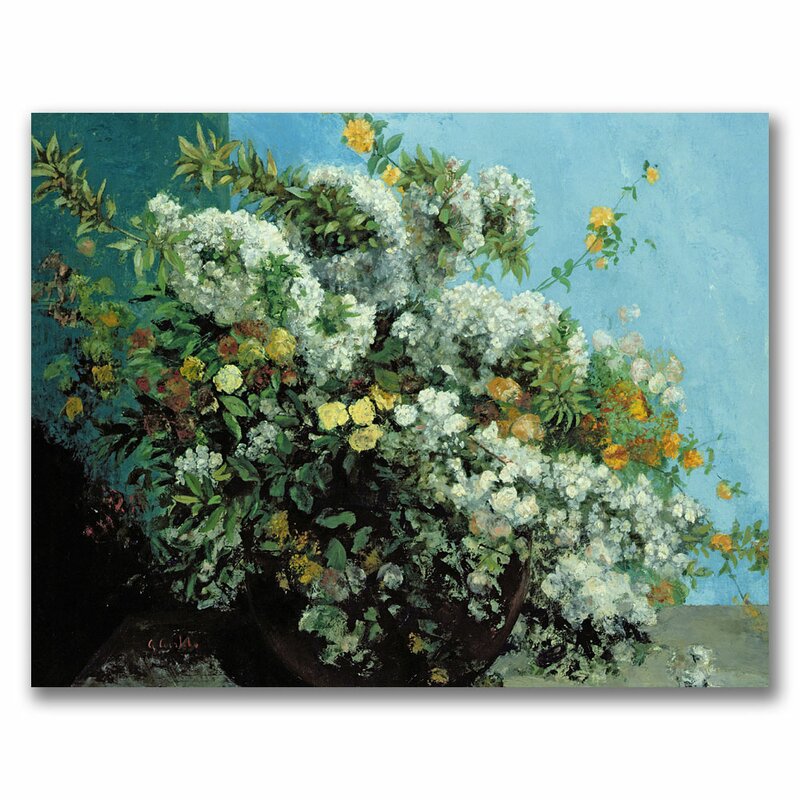 Giclee Print Flowering Plant Blue and Yellow Skies Nature