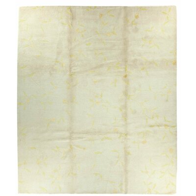 Climbing Blossom Hand-Knotted Wool Ivory Area Rug Tufenkian Rug Size: Rectangle 10' x 14'