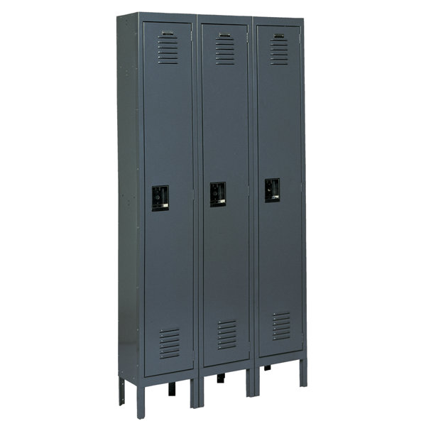 1 Tier 3 Wide School Locker by Edsal-Sandusky