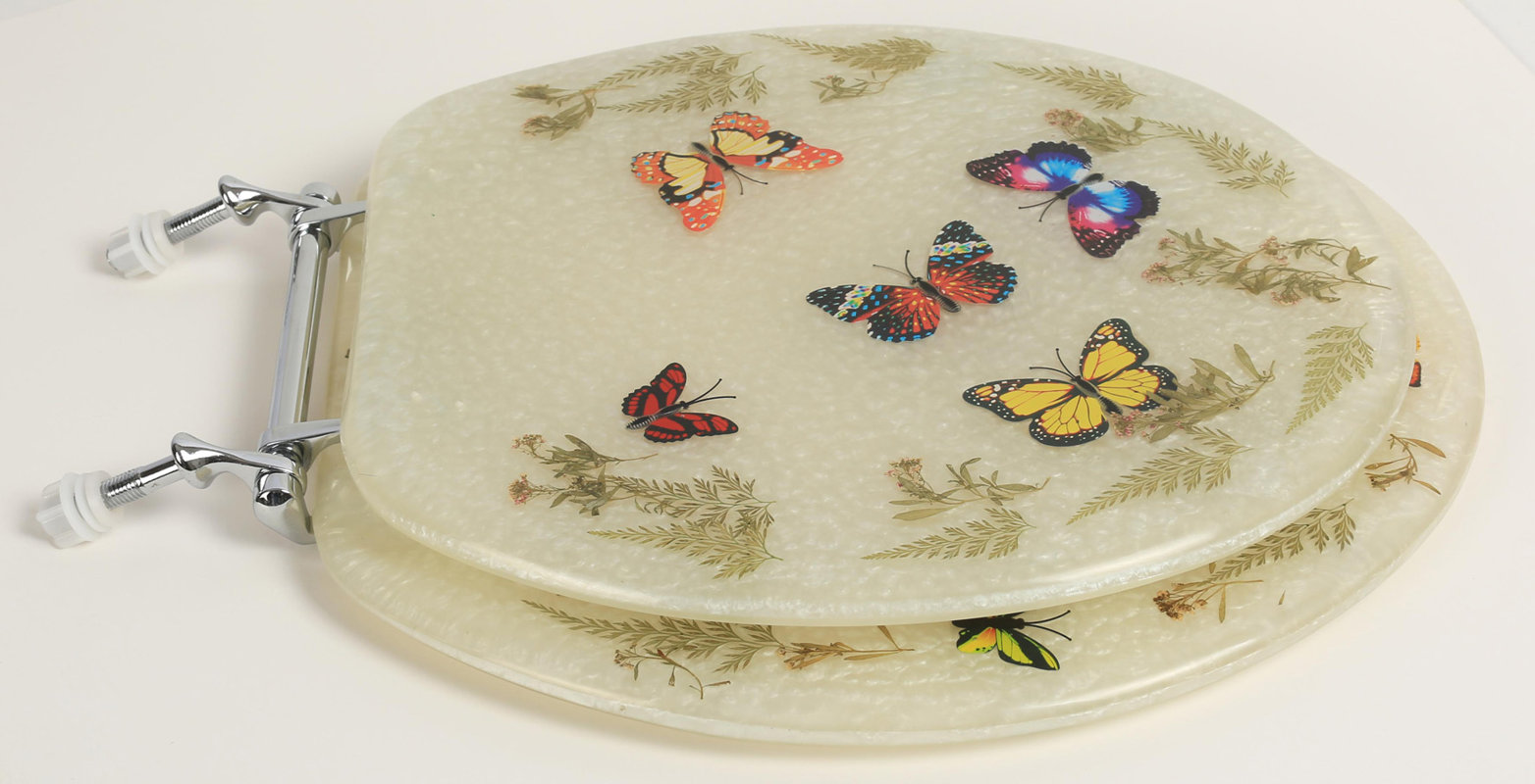 PlumbingTechnologiesLLC Acrylic Round Toilet Seat & Reviews Wayfair