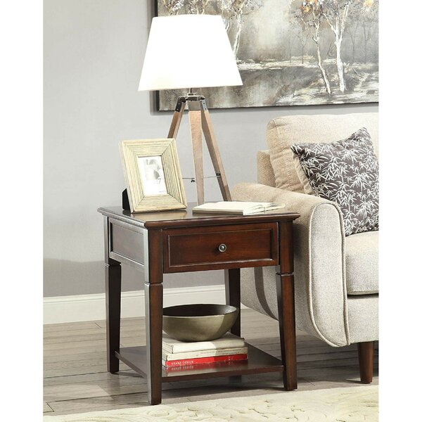 Torin End Table With Storage By Alcott Hill