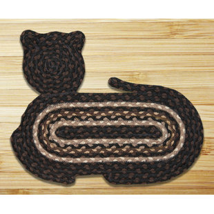 Odd Shaped Rugs Wayfair Mocha Fruccino Cat Shaped Rug