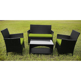 Newport Outdoor Furniture Wayfair Garden Furniture 4 Piece Sofa Set With Cushions